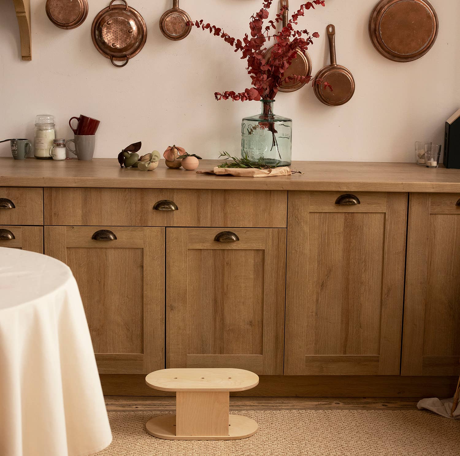 Taburete de madera para niños: Terra