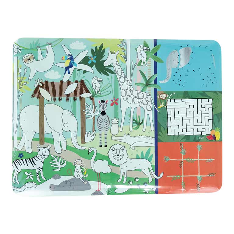 Mantel de Actividades de Silicona Jungle – Floss & Rock