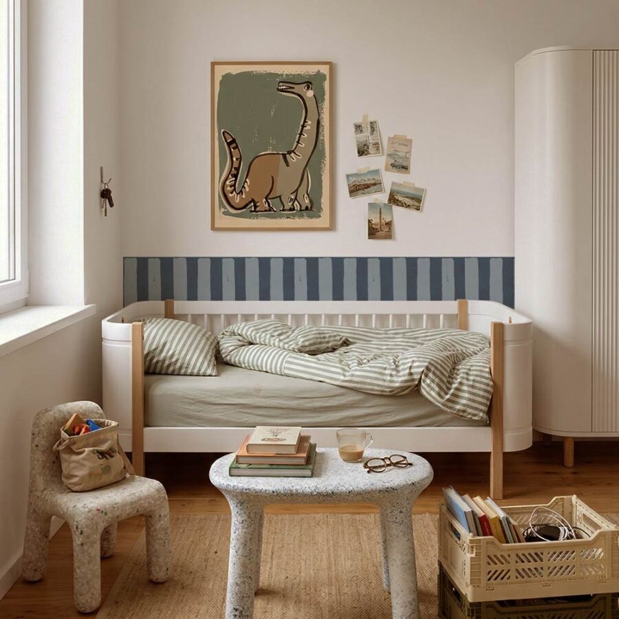 Cenefa para pared Spanish Stripes Blue Border - Dekornik
