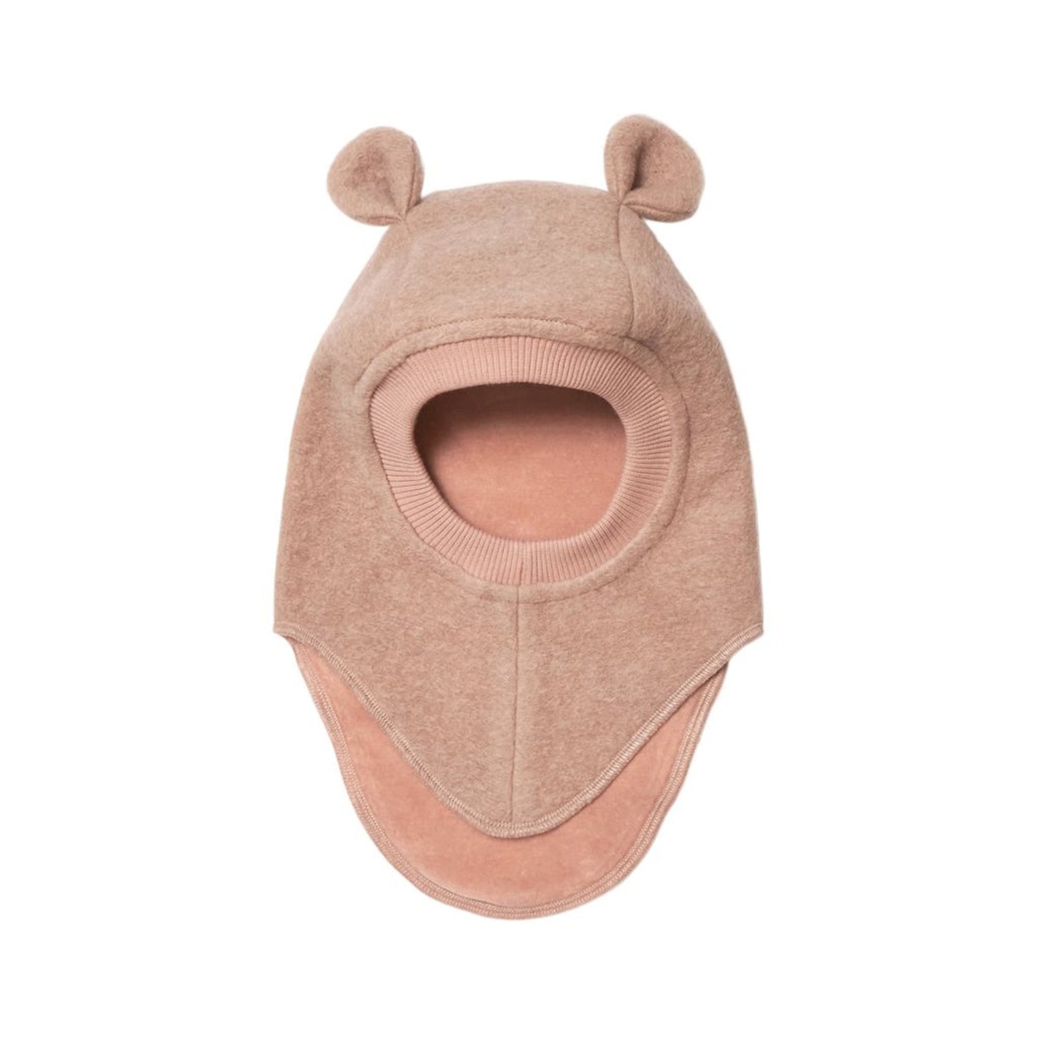 Pasamontañas Balaclava Ears Wool Rose Melange - Huttelihut