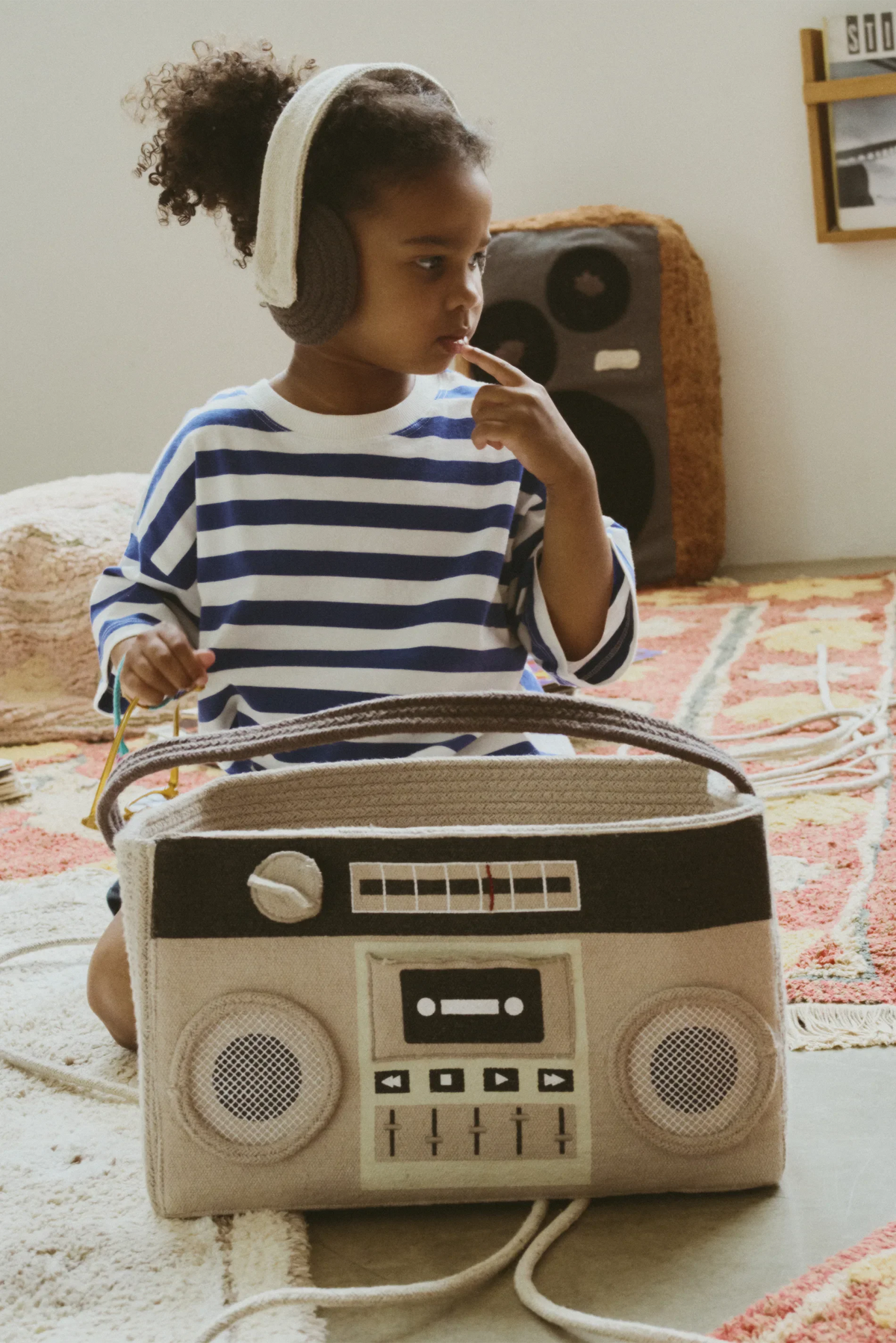 Cesta Boombox de Lorena Canals.