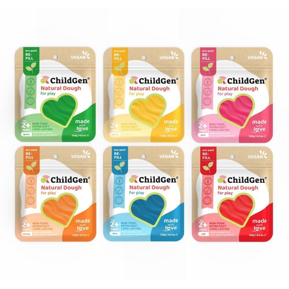 PACK 6 BOLSAS PLASTILINA NATURAL
