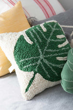 Cojín lavable Monstera, imagen 2.