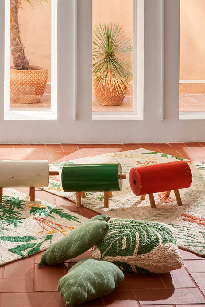 Cojín lavable Monstera, imagen 5.