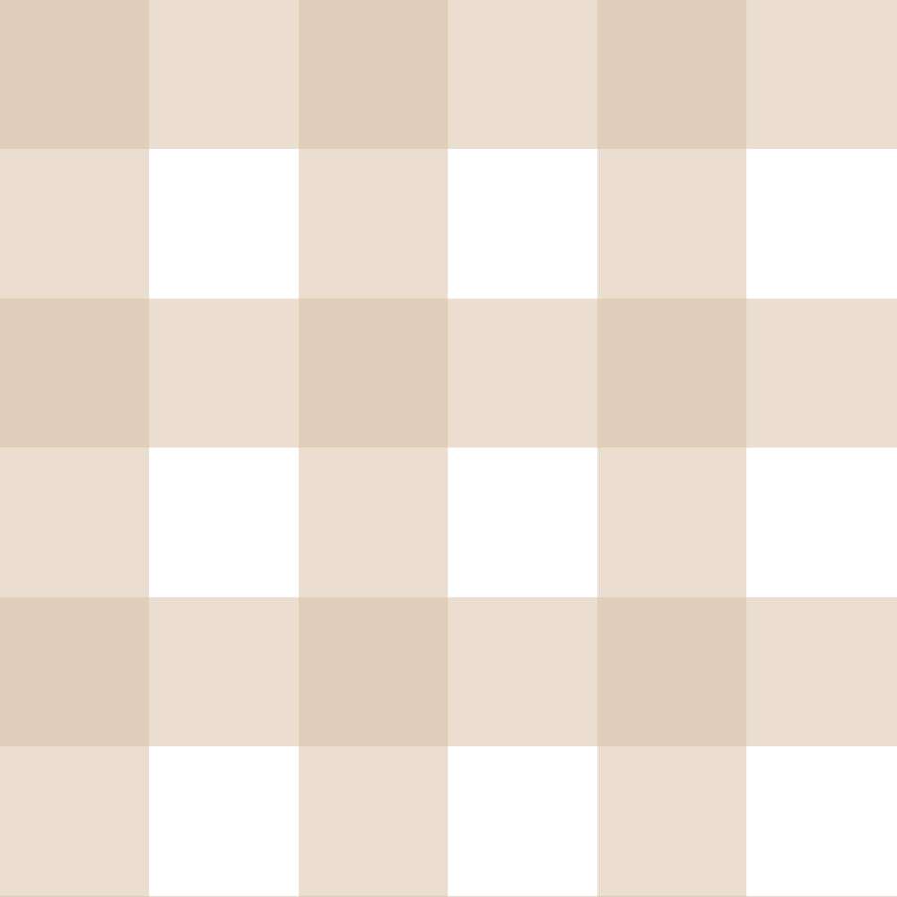 Cuadros Clásicos Beige (Check Classic Beige) – Dekornik
