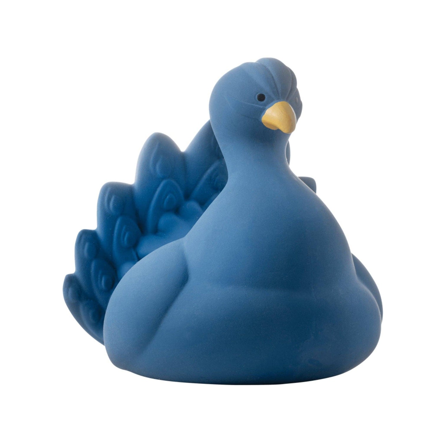 Juguete de baño de caucho natural Peacock - Blue