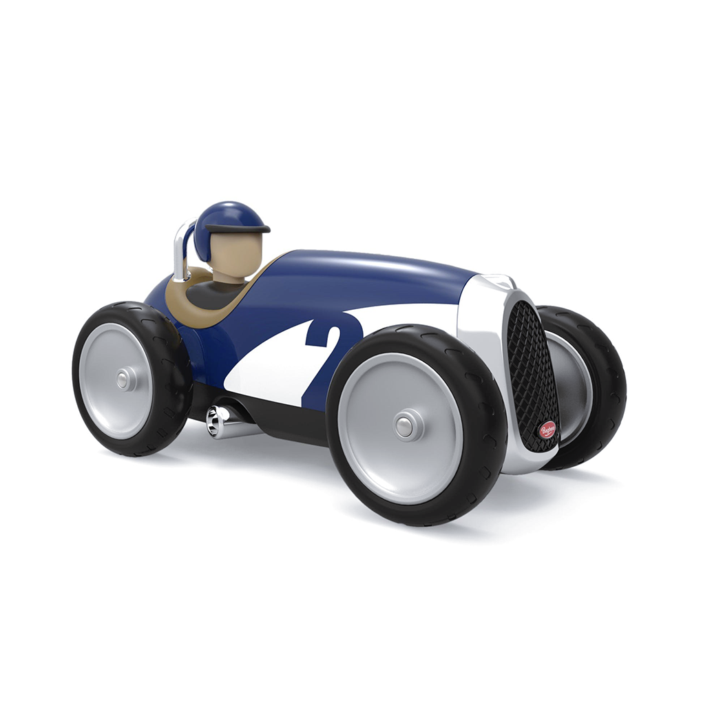 Coche azul pequeño para niños - Coche de carreras