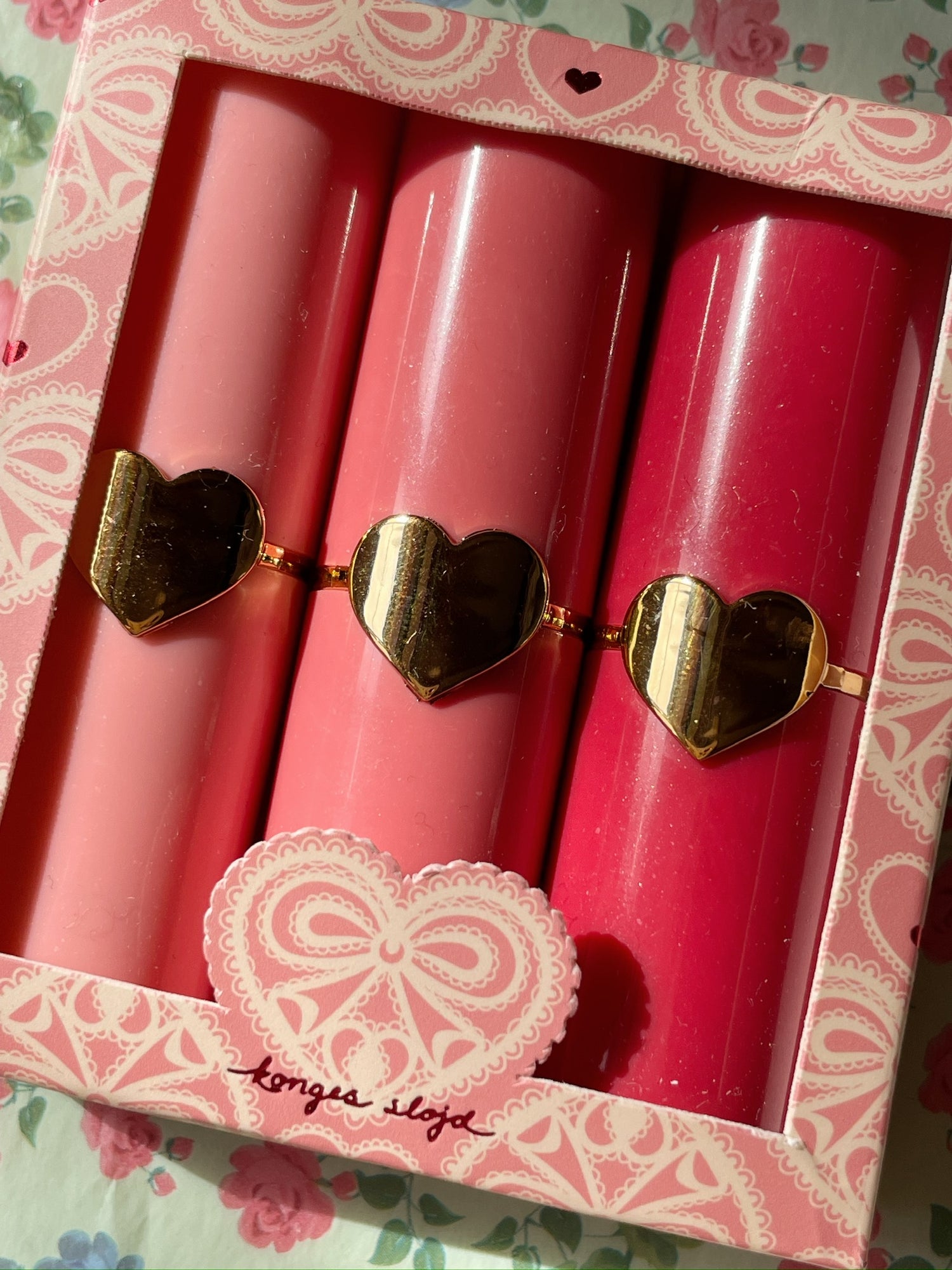Set de 3 bálsamos labiales Multi – Konges Sløjd