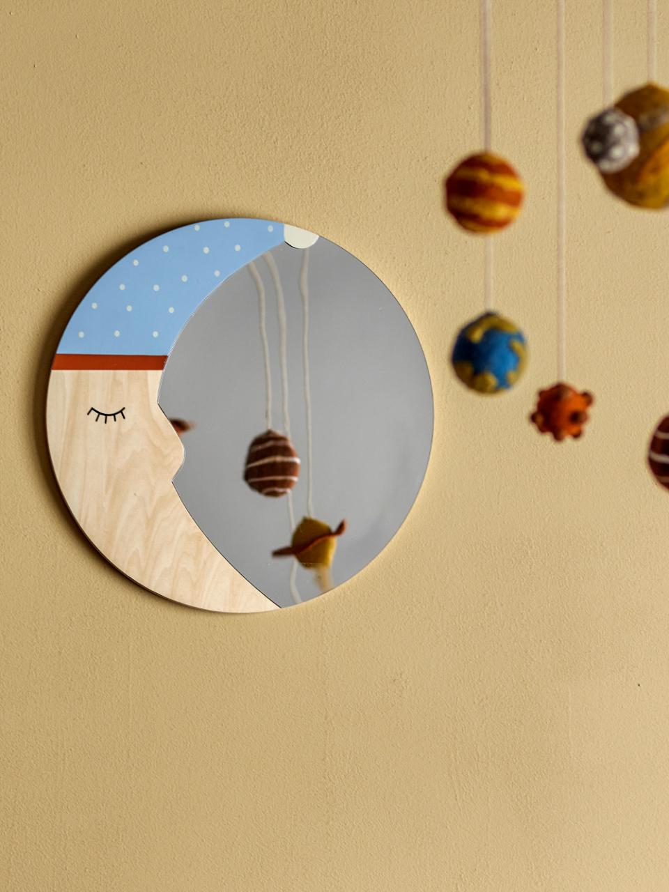 Espejo de Pared Moony con Forma de Luna