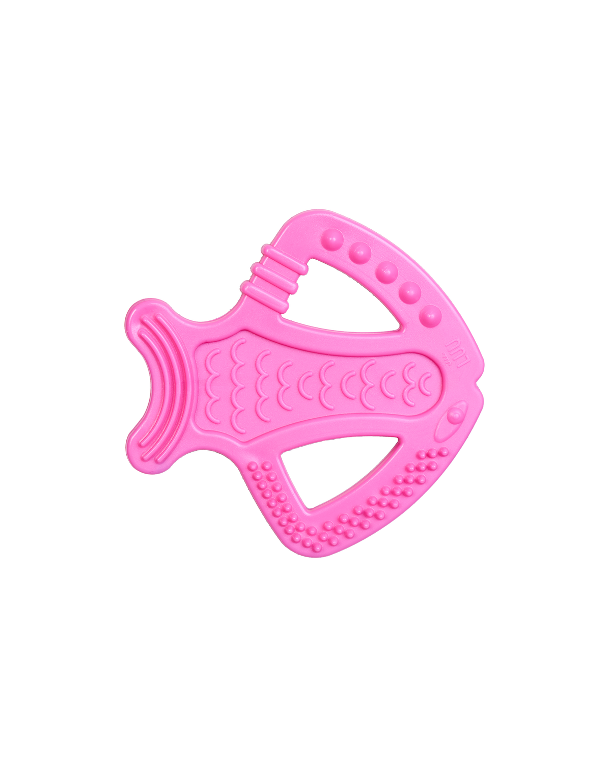 Mordedor sensorial ortodóncico Gigi The Fish Pink - LUU Kids