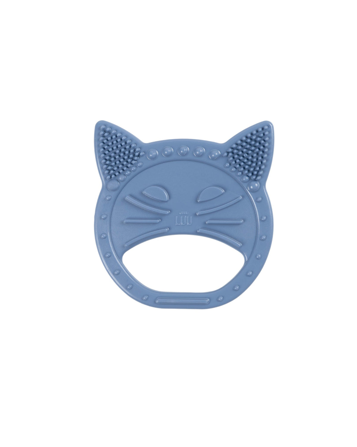Mordedor sensorial ortodóncico Luuisa The Cat Cloudy Blue - LUU Kids