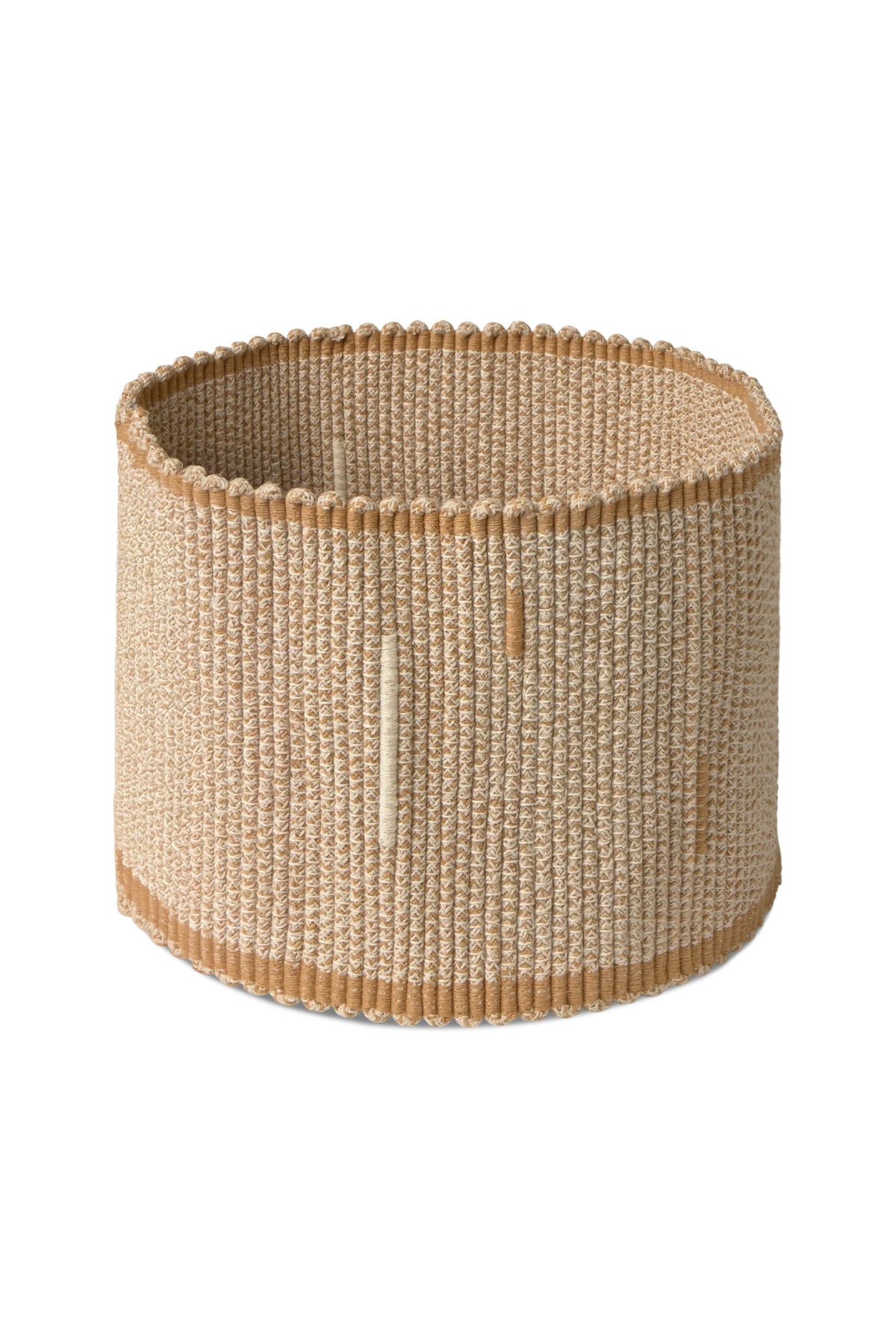 Cesta Handloom Vertical Natural de Lorena Canals.
