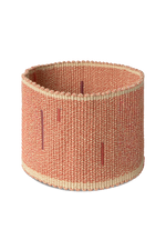 Cesta Handloom Vertical Terracota de Lorena Canals.