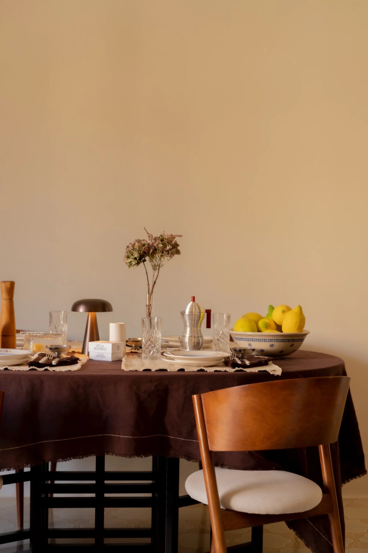Mantel Handloom Café, imagen 2.