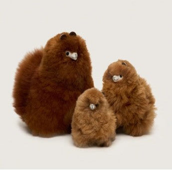 Peluche de Alpaca Huacaya Natural – Hecho a Mano en Perú - BROWN