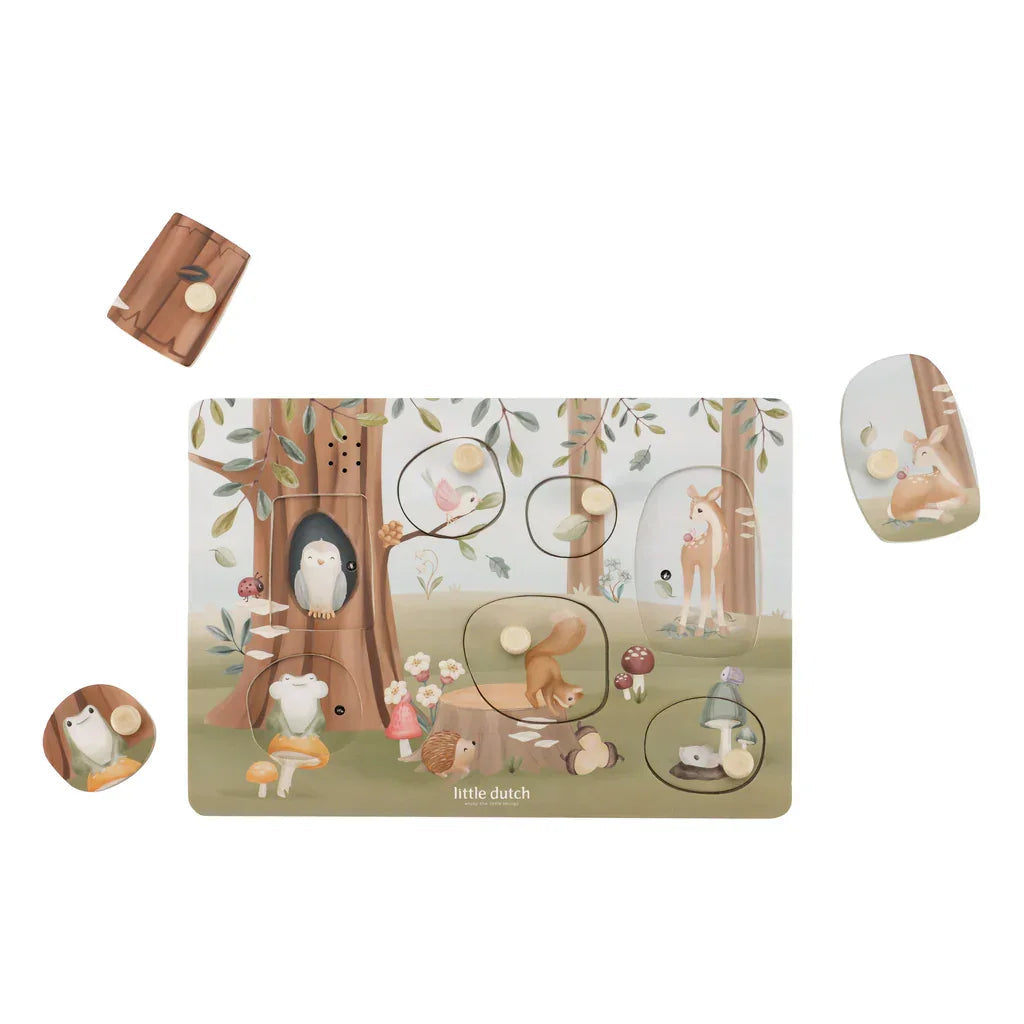 Puzzle de sonido Forest Friends - Little Dutch