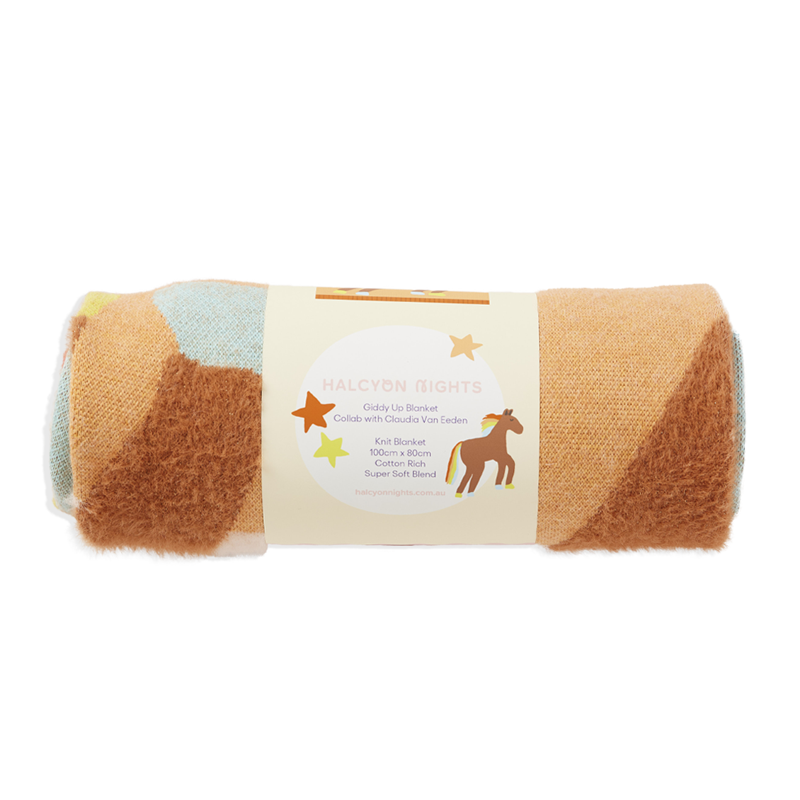Halcyon Nights Manta para Bebé Giddy Up Baby Blanket