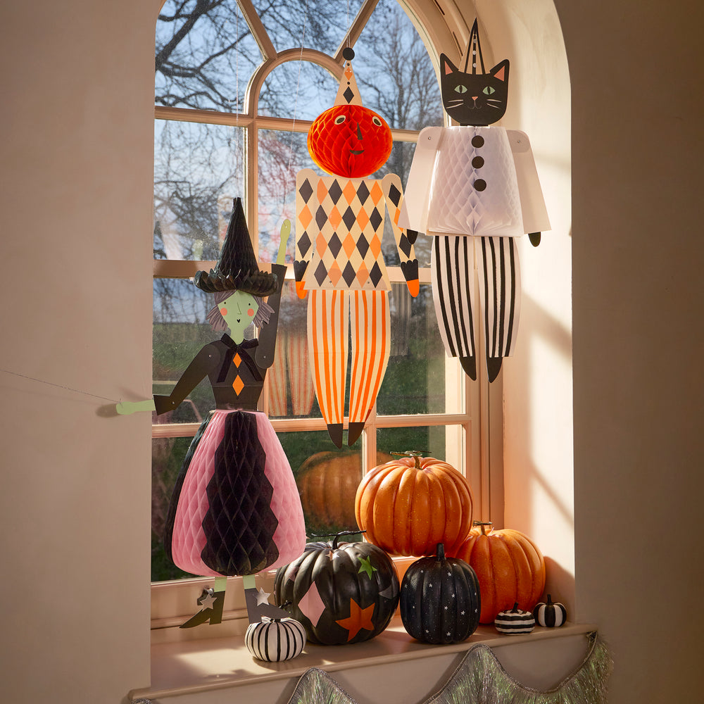 Set de 3 decoraciones colgantes gigantes de Halloween - Meri Meri