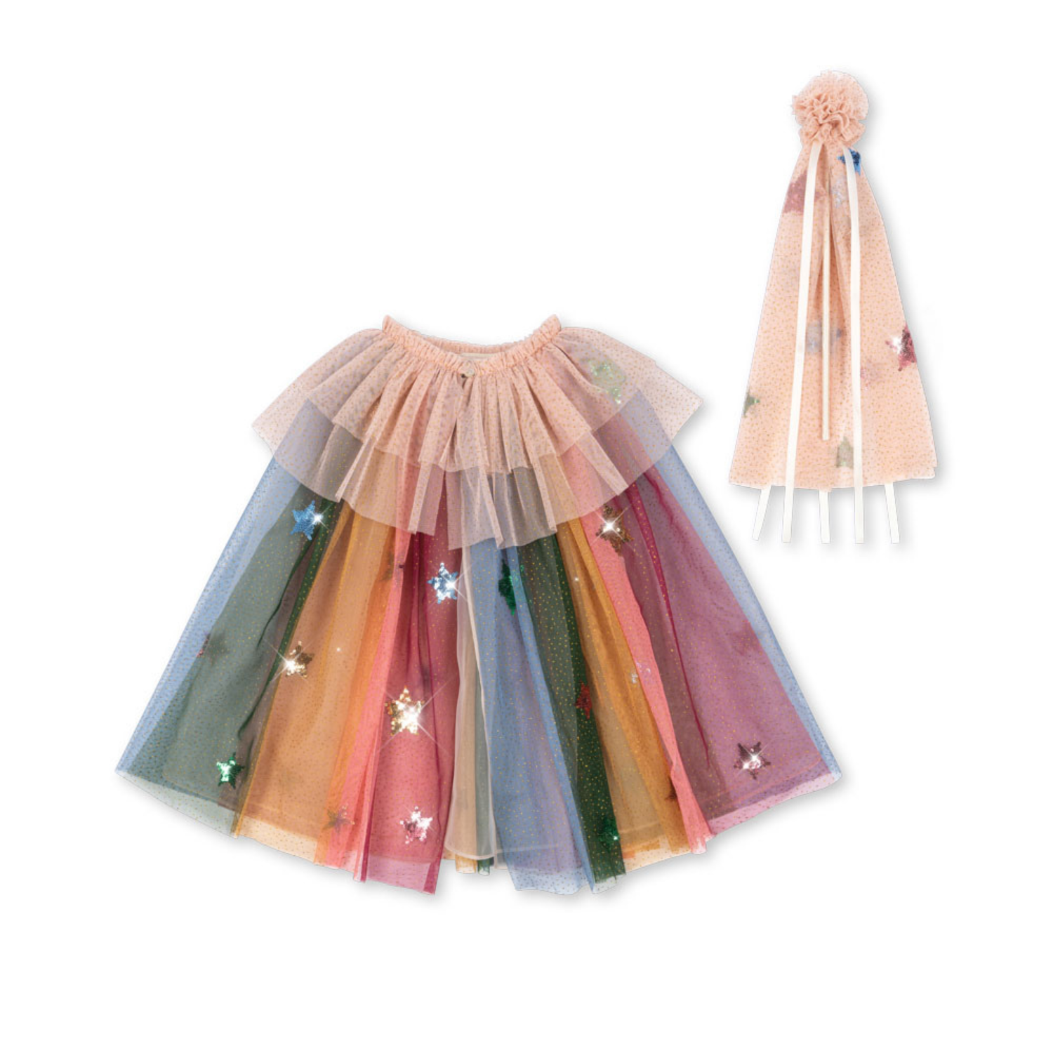 Conjunto de Disfraz Glitter Rainbow Evening Sand – Konges Sløjd