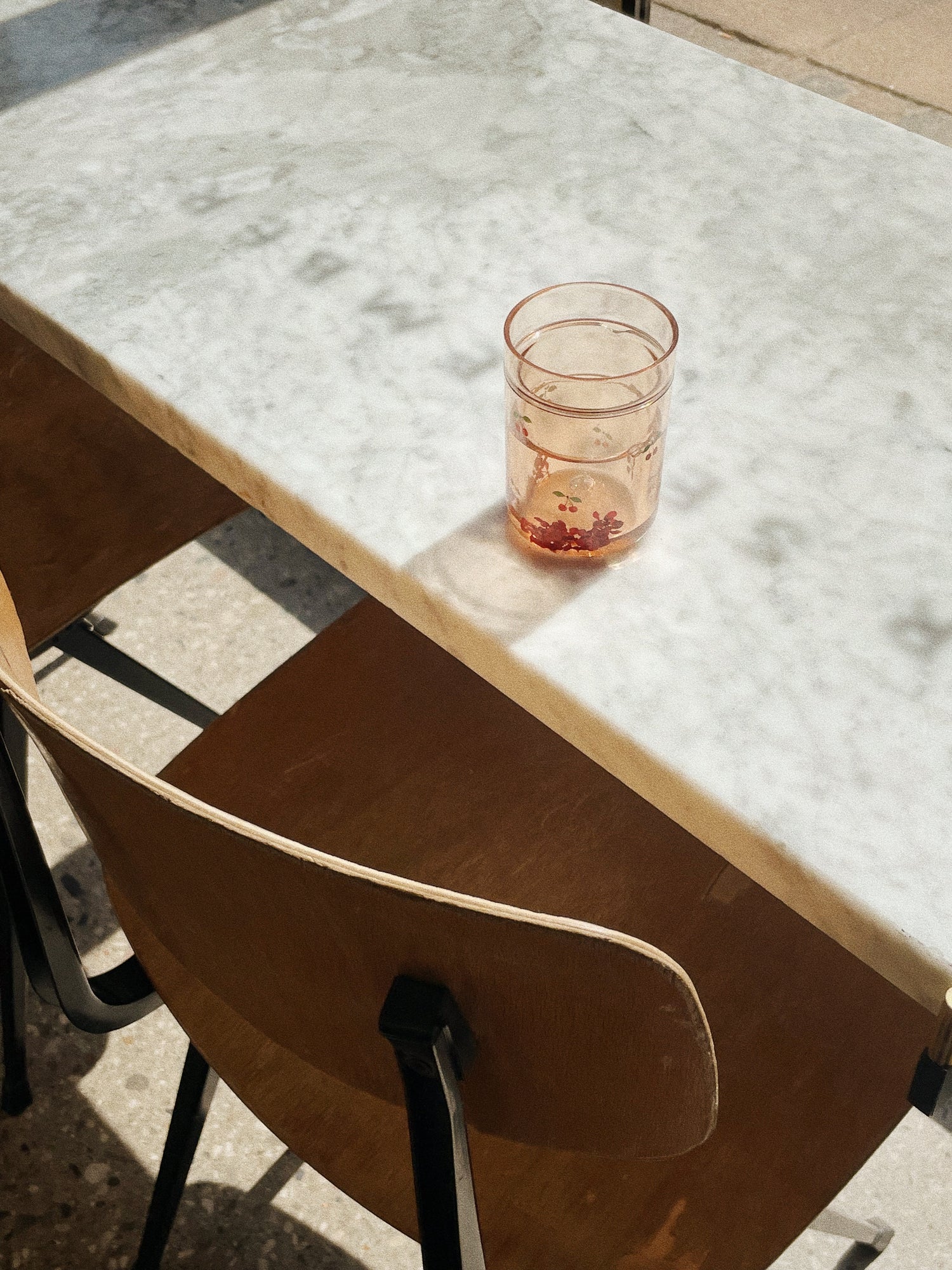 Set de 2 vasos con purpurina (Cherry) - Konges Sløjd