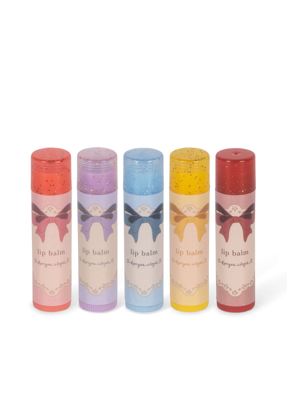 Set de 5 bálsamos labiales Glitter Multi – Konges Sløjd