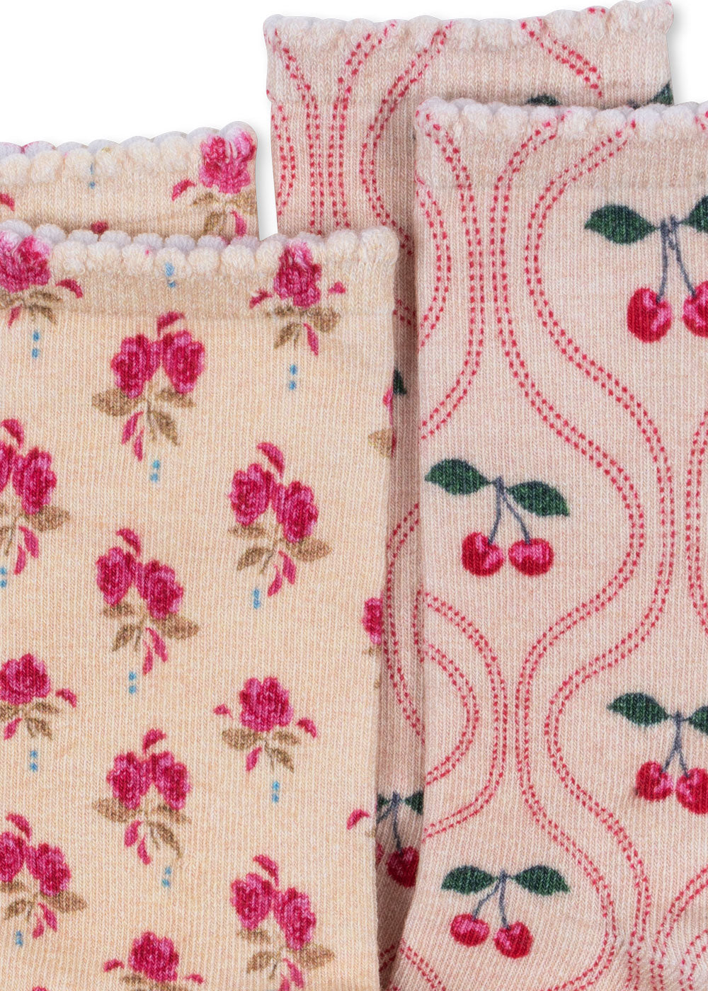 Pack de 2 Calcetines con Estampado Cherry Mix - Konges Sløjd