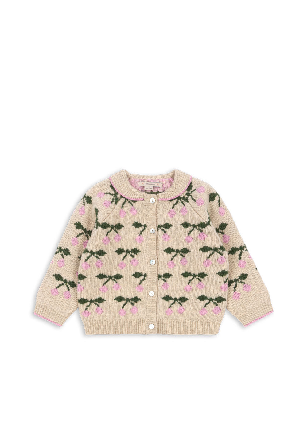 Chaqueta de Punto con Cuello Belou Cherry – Konges Sløjd