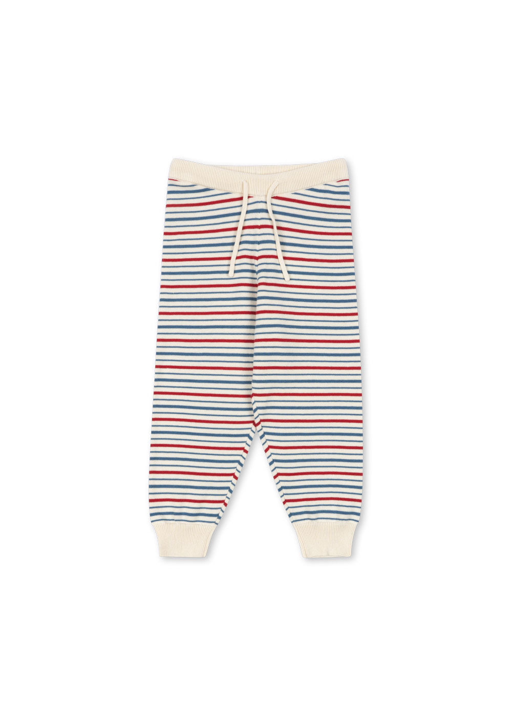 Pantalones de Punto Manis en Algodón Orgánico Antique Stripe – Konges Sløjd