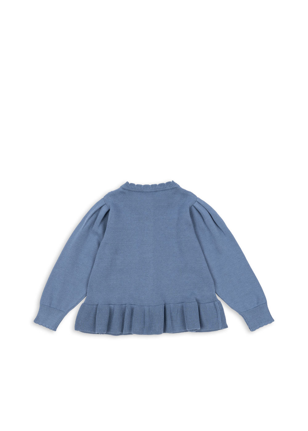 Chaqueta de Punto SOLEIL en Algodón Orgánico Country Blue - Konges Sløjd