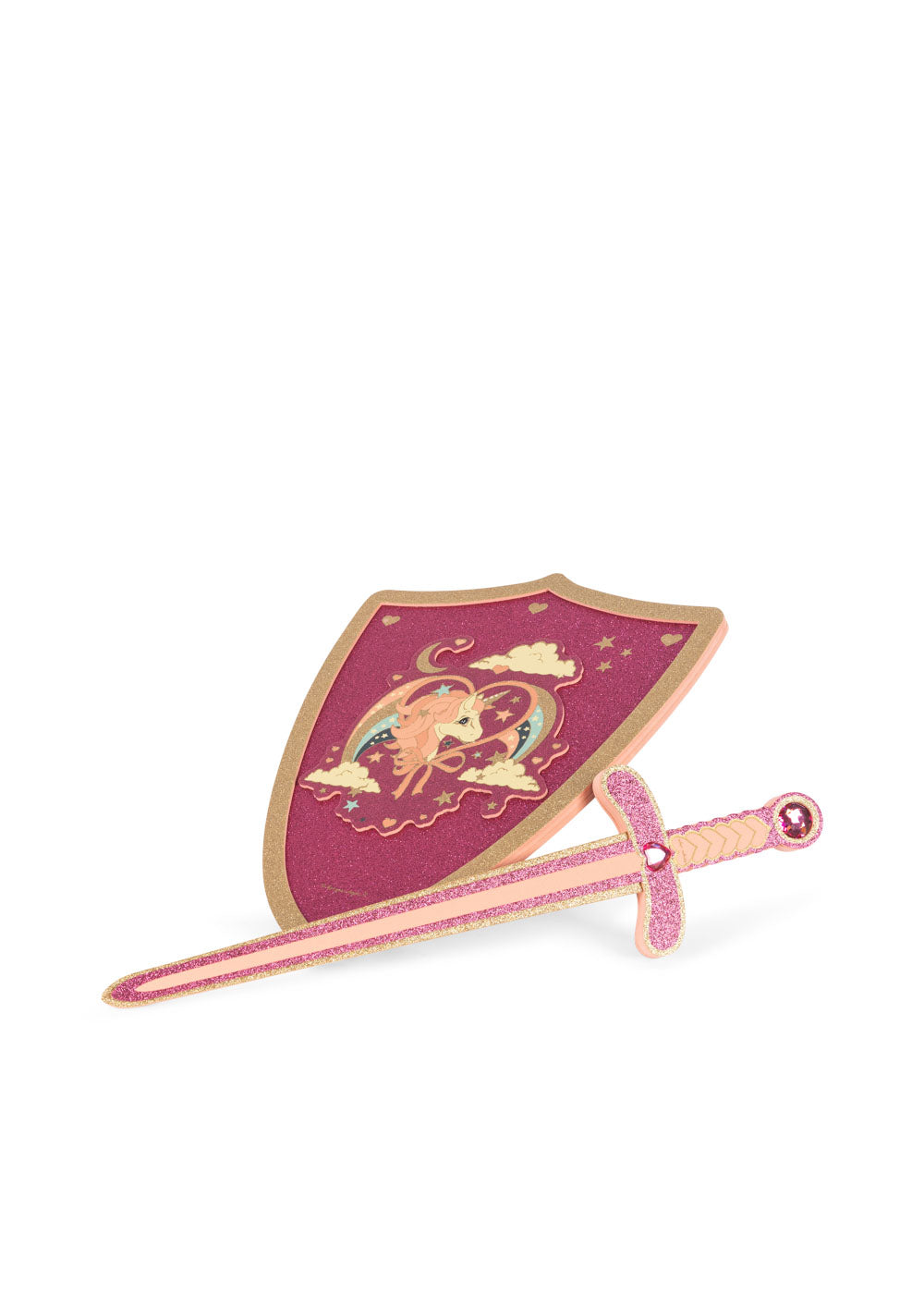 Set de espada y escudo Pink – Konges Sløjd