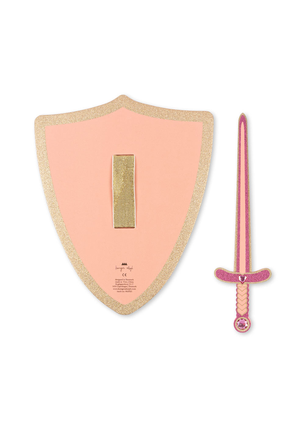Set de espada y escudo Pink – Konges Sløjd