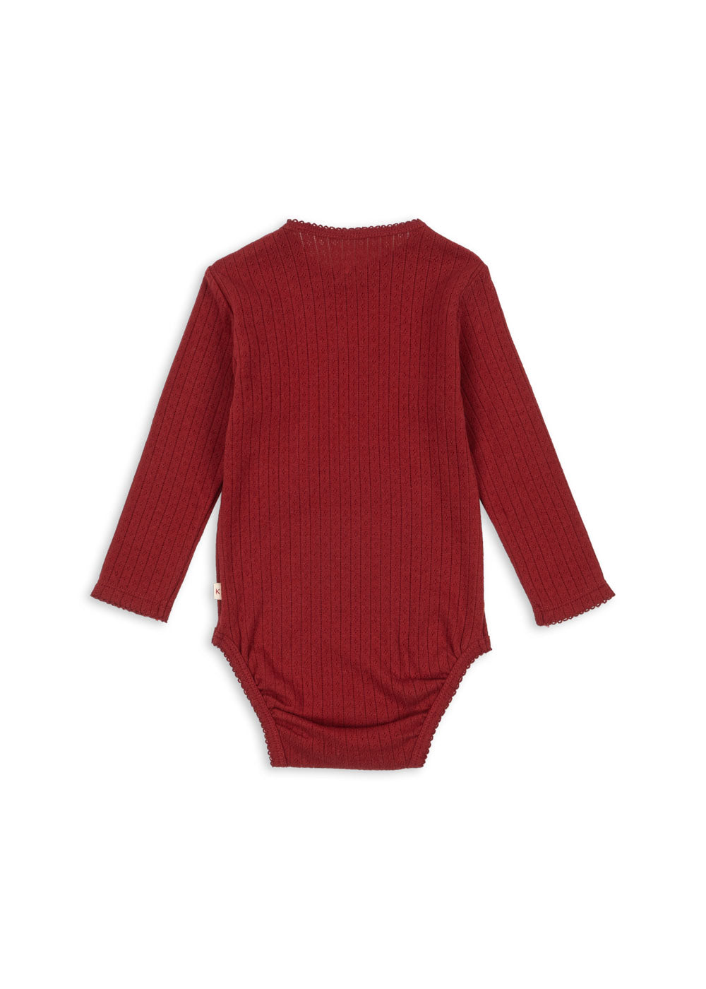 Body de Algodón Orgánico MINNIE Red Dahlia - Konges Sløjd