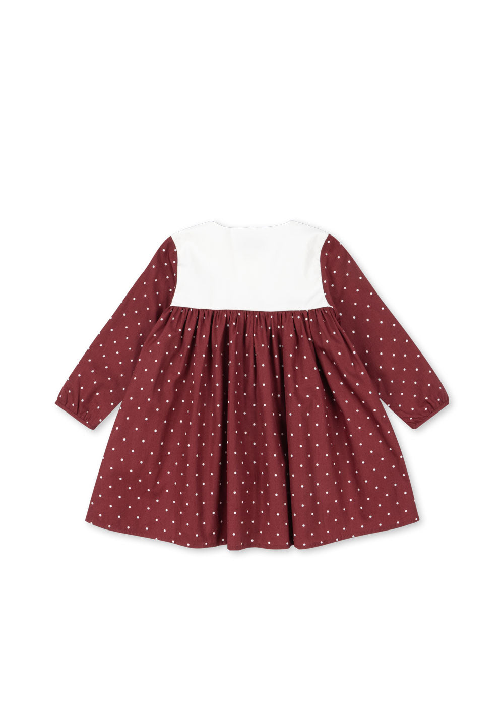 Vestido de Algodón Orgánico MUNA – Cabernet Dot – Konges Sløjd