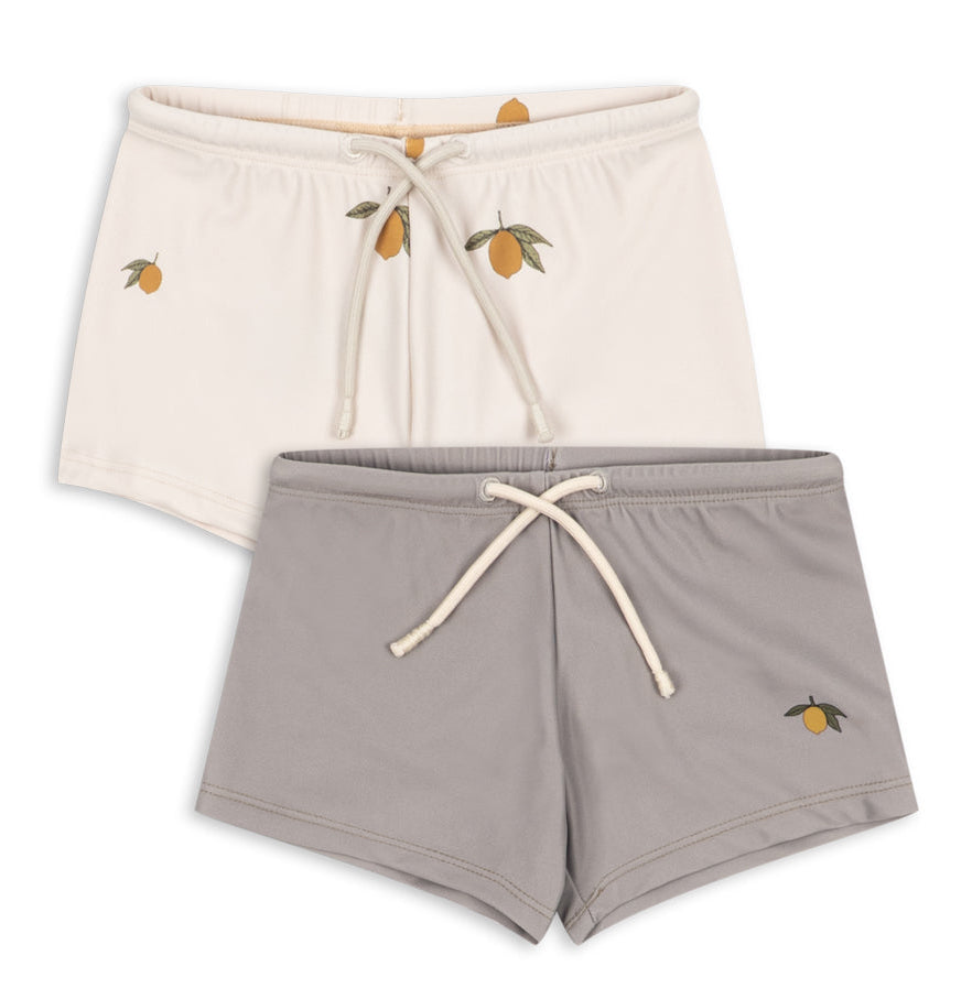 Pack de 2 Bañadores Aster (Mon Grand Citron/Laurel Oak) - Konges Sløjd