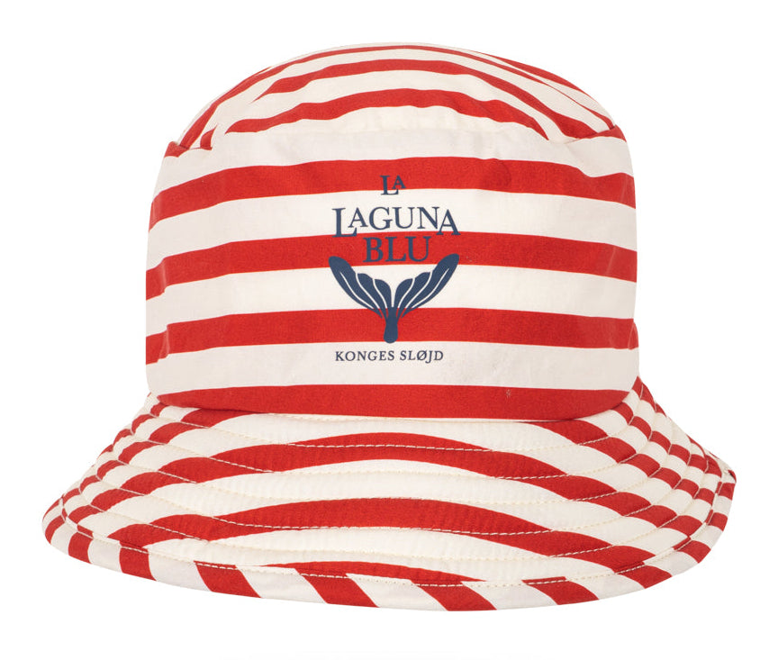 Gorro de sol Asnou Bucket (Stripe Rouge) - Konges Sløjd