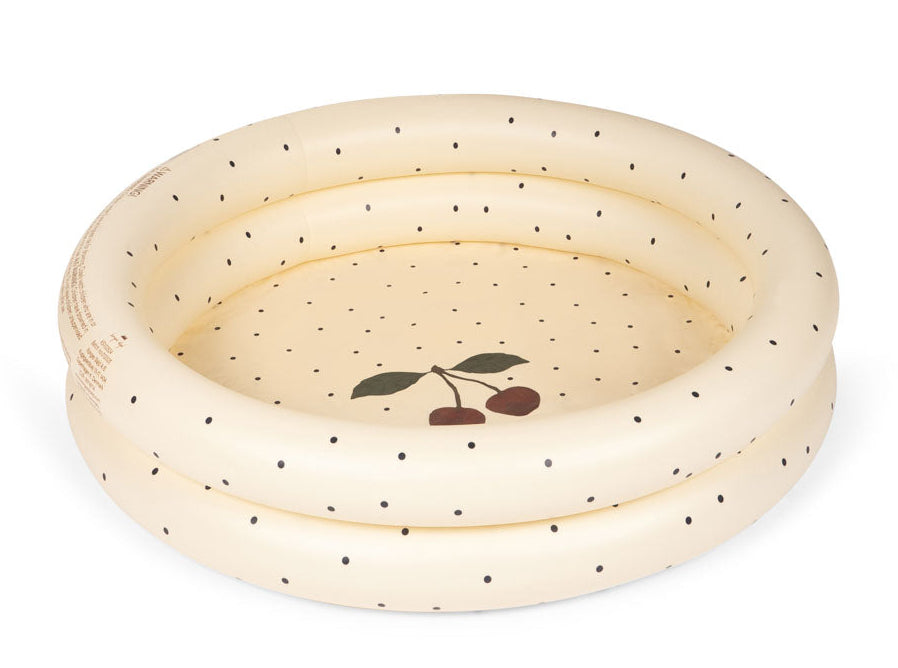 Piscina de 2 anillos básica (Pequeña) Navy Dot - Konges Sløjd