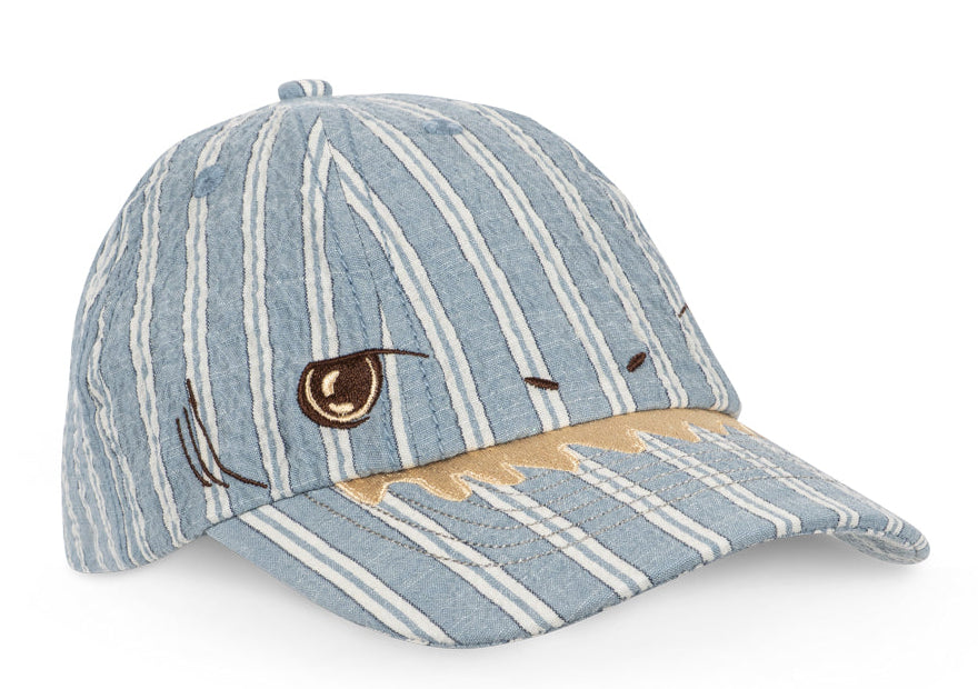 Gorra Elliot Shark (Trio Bleu Stripe) - Konges Sløjd