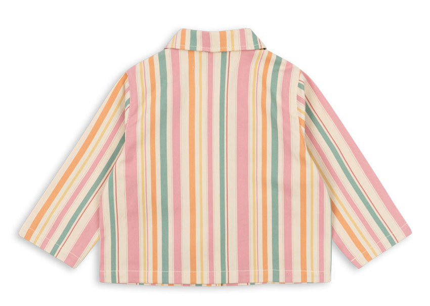 Chaqueta tipo camisa Frankie (Miami Stripe) - Konges Sløjd