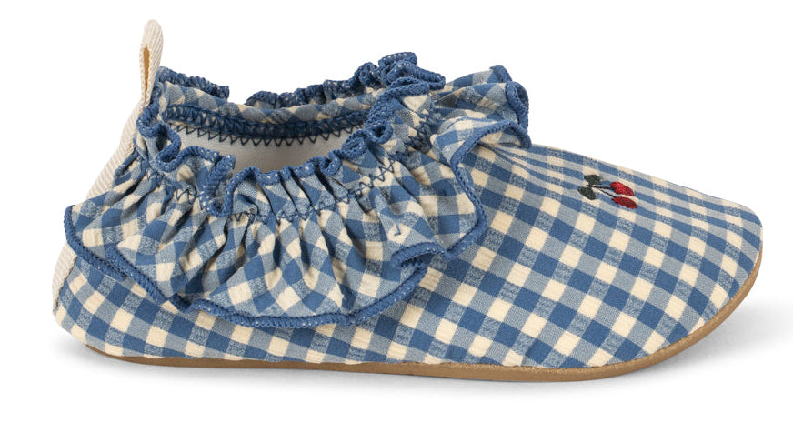 Zapatos de baño Fresia Frill (Harbor Check) - Konges Sløjd
