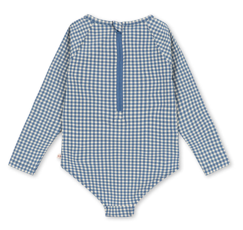 Bañador Fresia Long Sleeve (Harbor Check) - Konges Sløjd