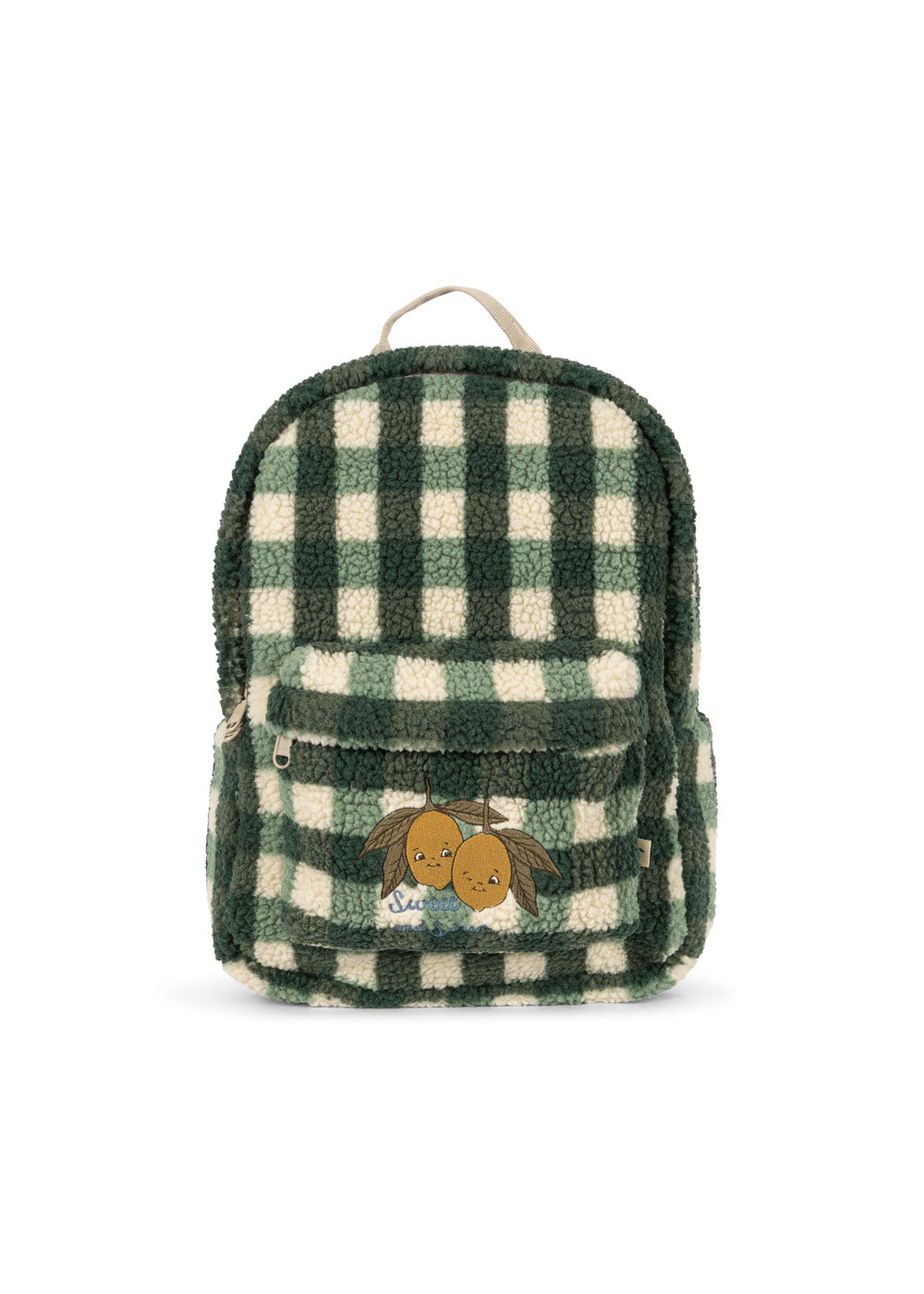 Mochila Jody Teddy Green Check – Konges Sløjd