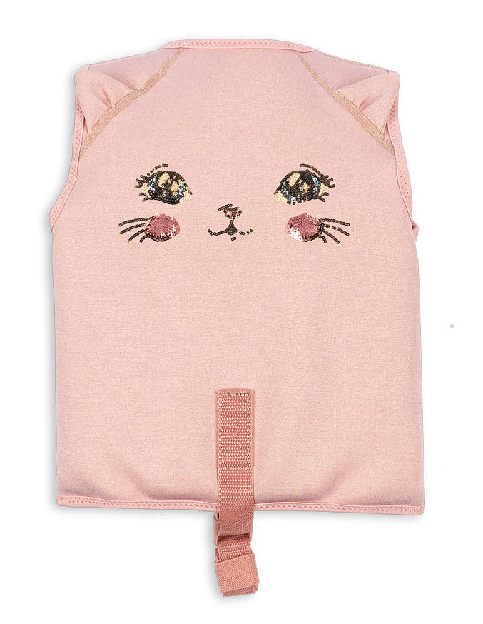 Chaleco de natación Kitty Swim Vest (Powder Pink) - Konges Sløjd