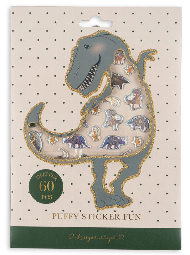 Pegatinas acolchadas Puffy Stickers (Dino) - Konges Sløjd