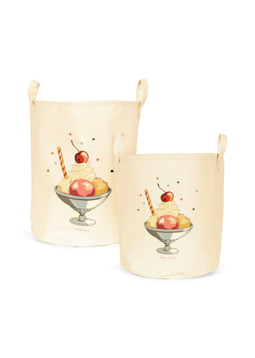 Bolsas de Almacenamiento de Juguetes Ice Cream - Konges Sløjd