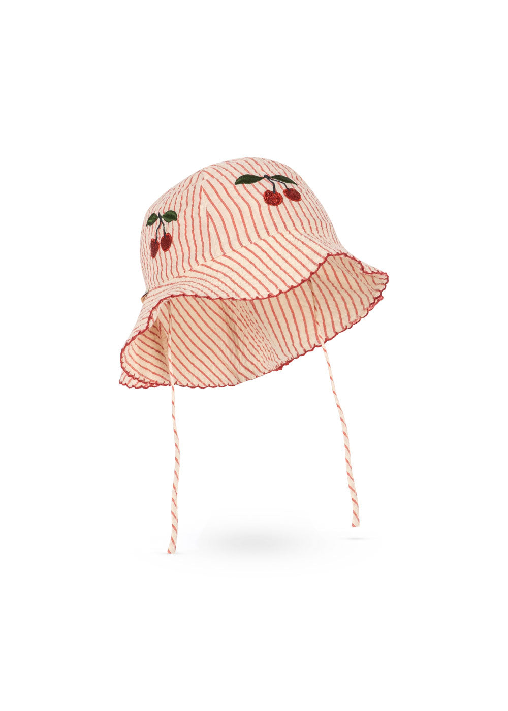 SOMBRERO DE SOL ELLIE GOTS AMOUR STRIPE - Konges Slojd