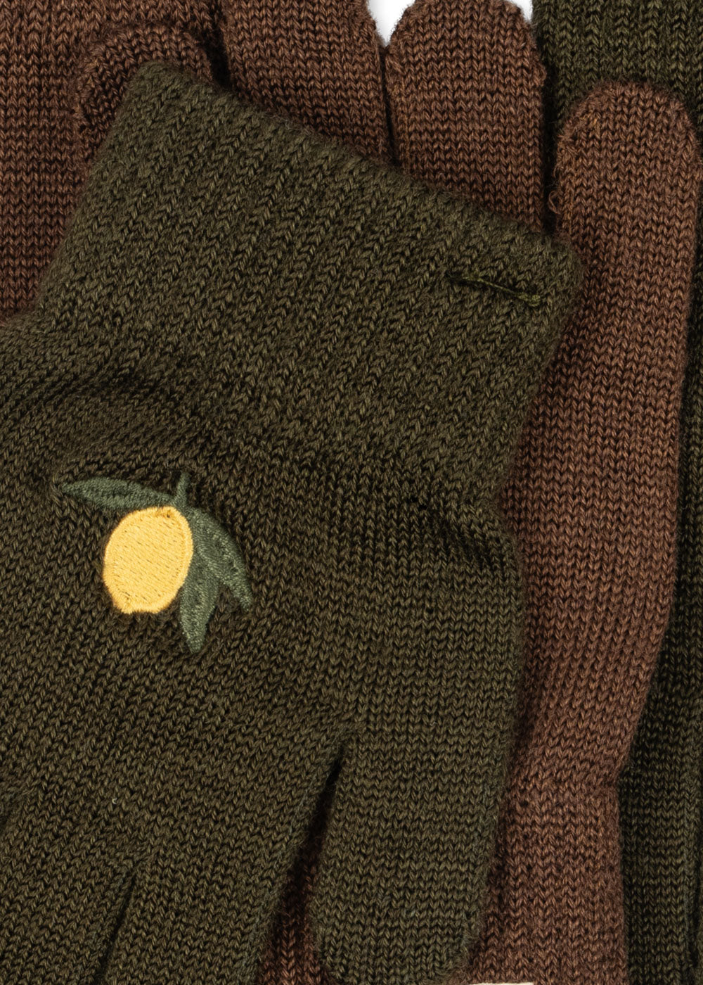 Ravacables de punto 2 Pack Filla Gloves Kombu Green - Konges Slojd