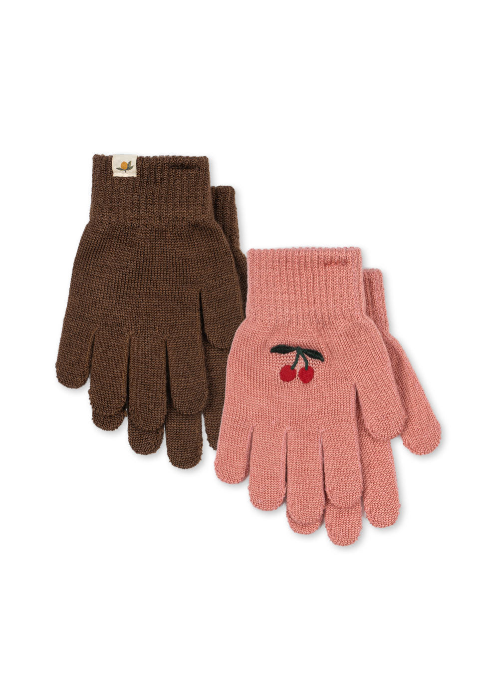 Guantes de punto 2 Pack Filla Gloves Sorbet - Konges Slojd