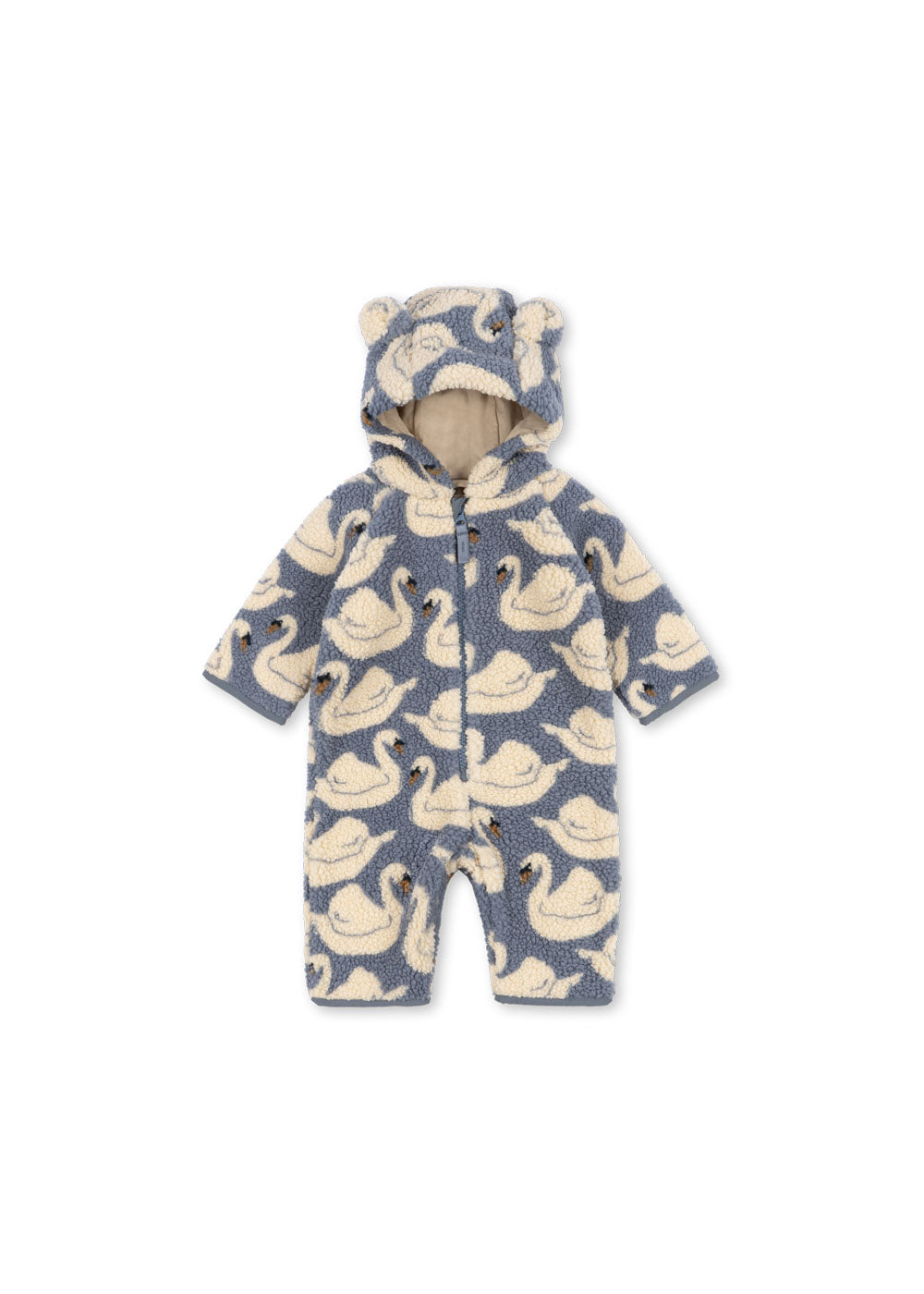 Mono de peluche Jody Teddy Onesie GRS Swan - Konges Sløjd