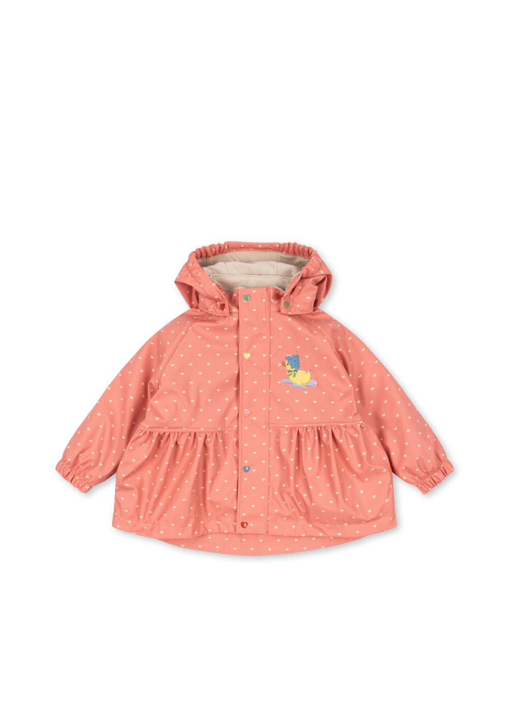 Chaqueta de lluvia Rainy Palme Duckling Coeur Feathers - Konges Sløjd