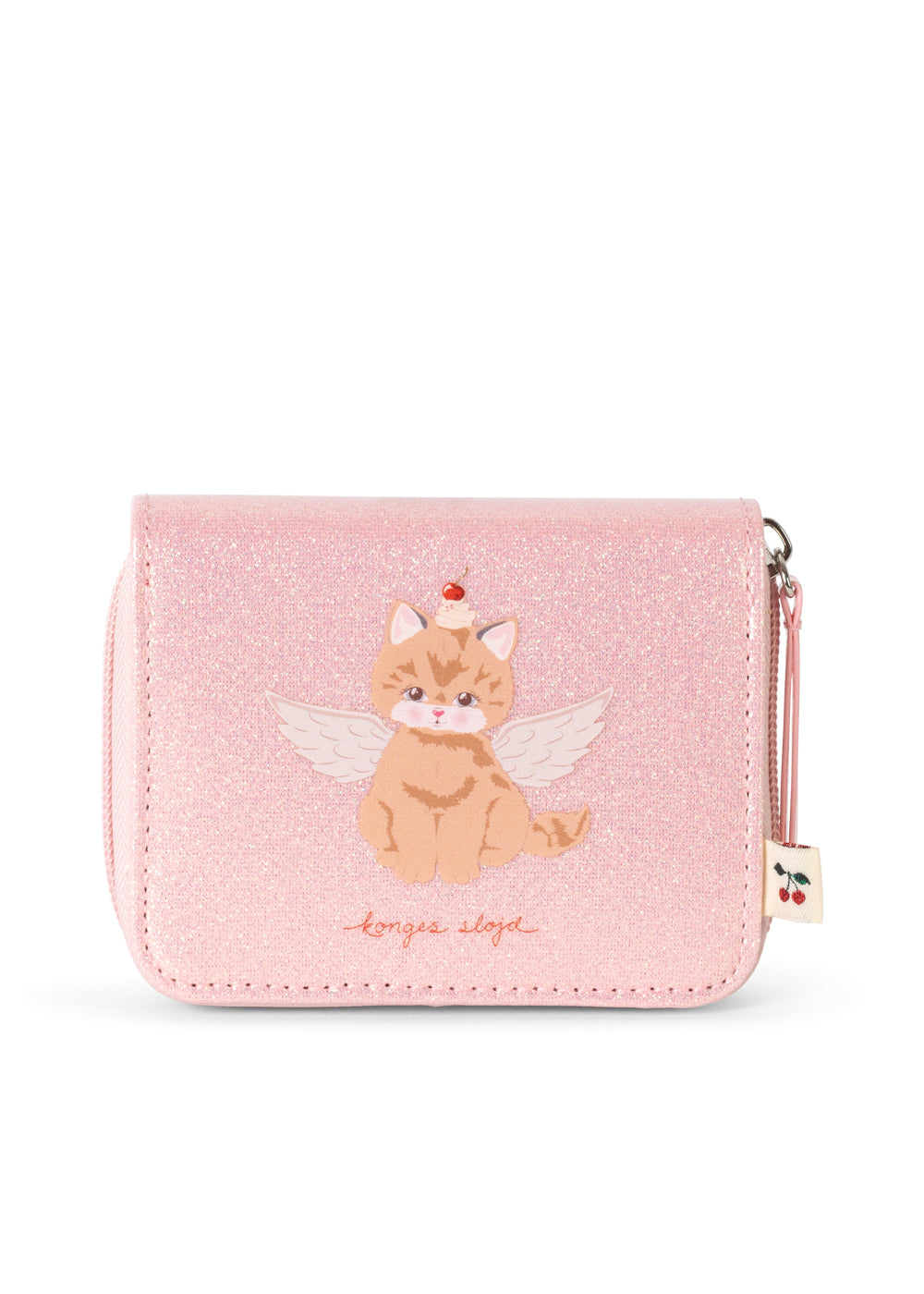 Cartera de Gato Cerise Glitter Pink - Konges Sløjd